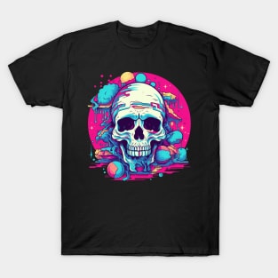 Psychedelic Melting Skull LSD T-Shirt